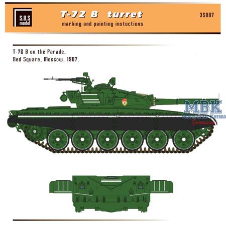 T-72B/B1 turret  for Tamiya kit