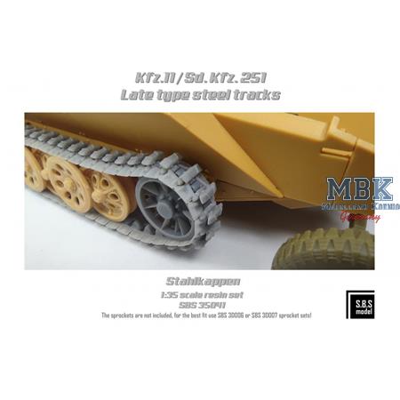 Sd.Kfz.11/Sd.Kfz. 251 late type steel tracks-Stahl