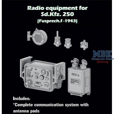 Sd.Kfz.250 Radio Equipment (Fusprech.f-1943)