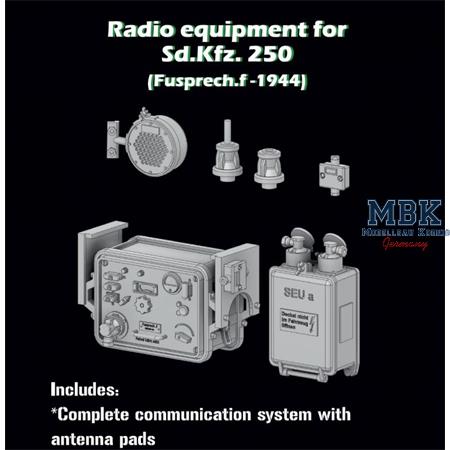 Sd.Kfz.250 Radio Equipment (Fusprech.f-1944)