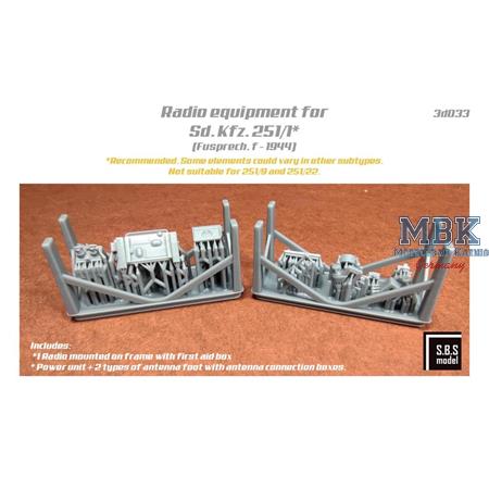Radio equipment f. Sd.Kfz. 251/1 (Fusprech.f-1944)