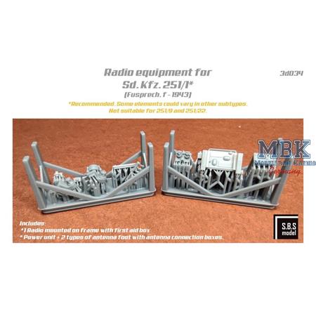Radio equipment f. Sd.Kfz. 251/1 (Fusprech.f-1943)