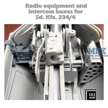Radio Equipment +intercom boxes for Sd.Kfz 234/4