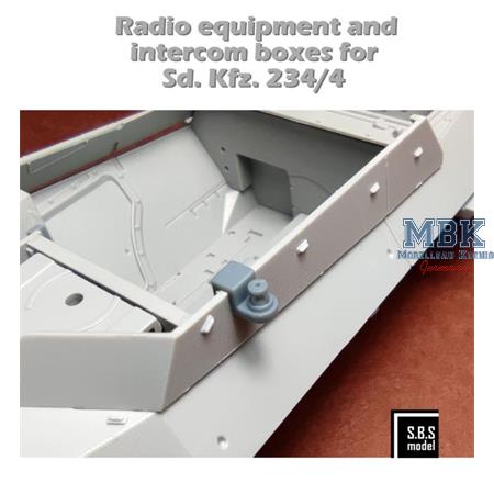 Radio Equipment +intercom boxes for Sd.Kfz 234/4