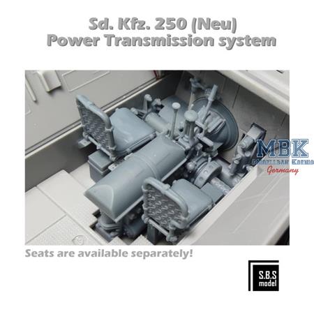 Sd.Kfz. 250 (Neu) Power transmission system