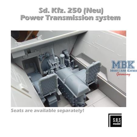 Sd.Kfz. 250 (Neu) Power transmission system