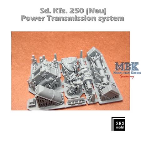 Sd.Kfz. 250 (Neu) Power transmission system