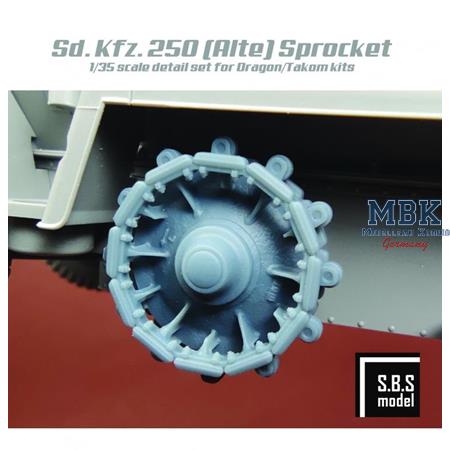 Sd.Kfz. 250 (Alte) Sprocket for Takom/Dragon kit