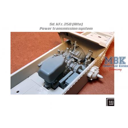 Sd.Kfz. 250 (Alte) Power transmission system