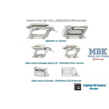 Sd.Kfz. 250 (Neu) / Sd.Kfz. 251/D series Visors