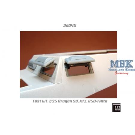 Sd.Kfz. 250 (Alte)/Sd.Kfz. 251/C series Visors