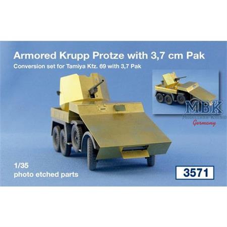 Armored Krupp Protze with 3,7 cm Pak