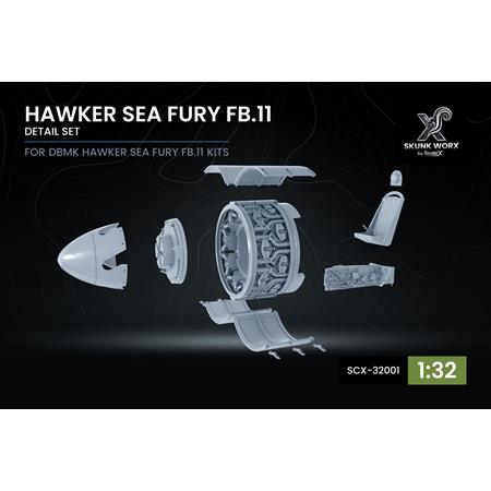 Hawker Sea Fury FB.11 Detail Set for DBMK 1:32