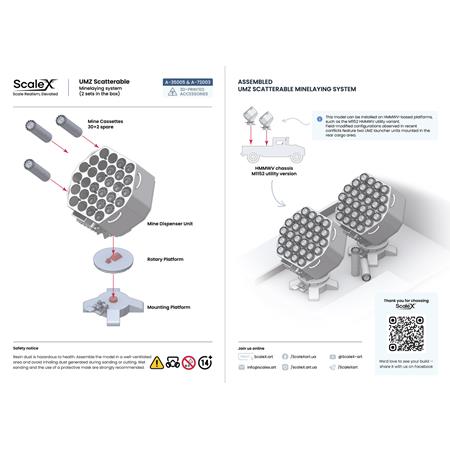 UMZ Scatterable minelaying system (1:72)
