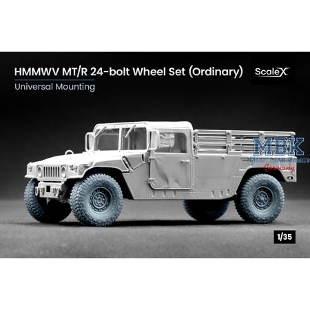 HMMWV MT/R 24-bolt Ordinary wheel set - 1/35