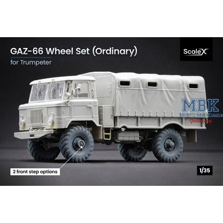 GAZ-66 Ordinary wheel set - 1/35