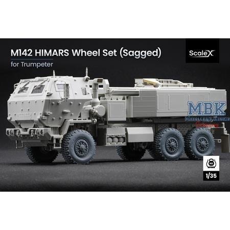 HIMARS V1 Sagged wheel set - 1/35