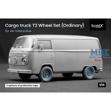 Cargo Truck T2 Ordinary wheel set - 1/35