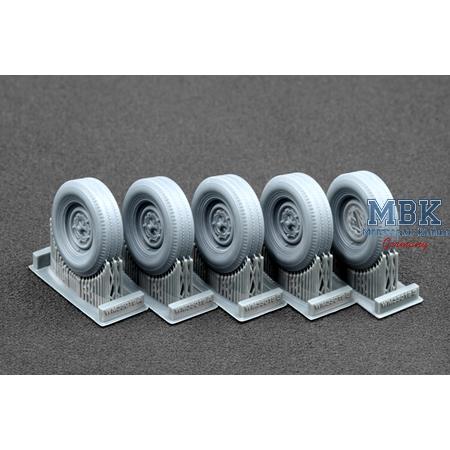 Cargo Truck T2 Ordinary wheel set - 1/35