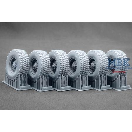 HIMARS CTIS Sagged wheel set (ForeArt) - 1/35