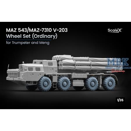 MAZ 543/MAZ-7310 V-203 Ordinary wheel set - 1/35