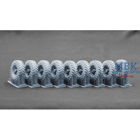 ChMZAP-5247G semitrailer Sagged wheel set - 1/35