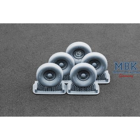 Type HY Sagged Wheel Set - 1/35