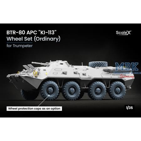 BTR-80 APC KI-113 Ordinary wheel set - 1/35