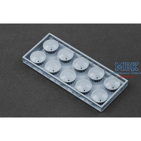 BTR-80 APC DT-126 Snaga Ordinary wheel set - 1/35