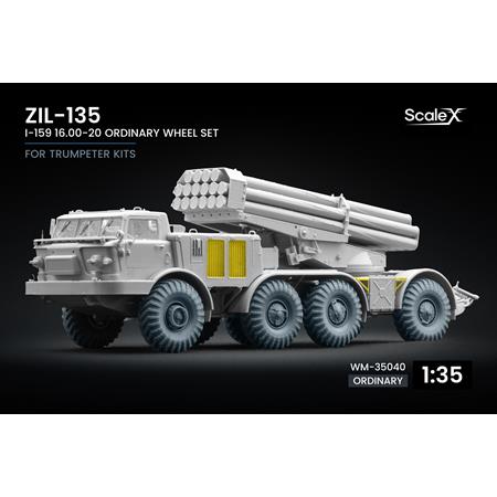 ZIL-135 I-159 Ordinary Wheel Set- 1/35 (Trumpeter)