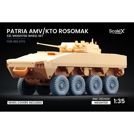 Patria AMV/KTO Rosomak XZL+ Weighted Wheel Set IBG