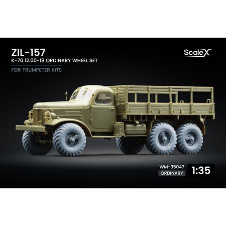 ZIL-157 K-70 Ordinary Wheel Set - 1/35 (Trumpeter)
