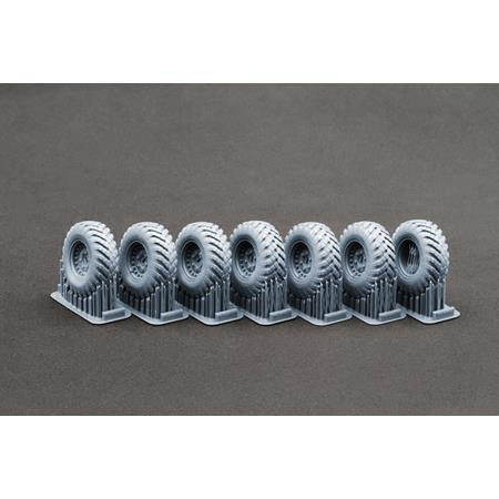 ZIL-157 K-70 Weighted Wheel Set - 1/35 (Trumpeter)