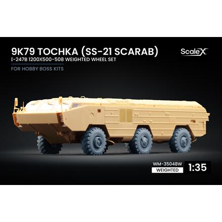 9K79 Tochka I-247B Weighted Wheel Set - 1/35