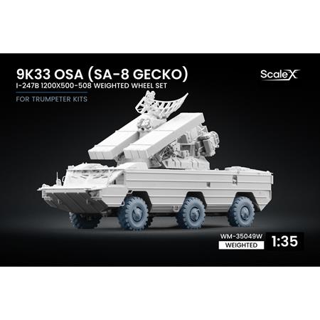 9K33 Osa I-247B Weighted Wheel Set - 1/35