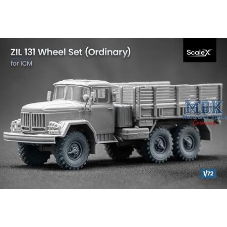 ZIL 131 Ordinary wheel set - 1/72 (ICM)