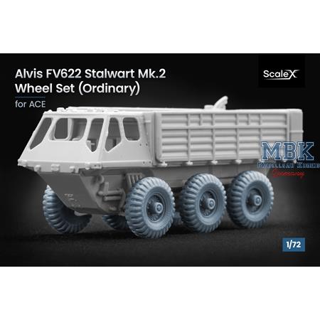 Alvis FV622 Stalwart Mk.2 Ordinary wheel set- 1/72