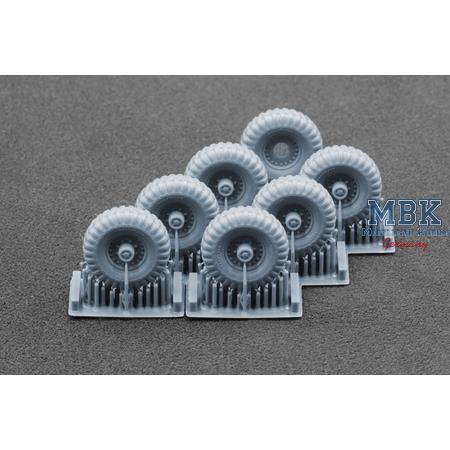 Alvis FV622 Stalwart Mk.2 Ordinary wheel set- 1/72