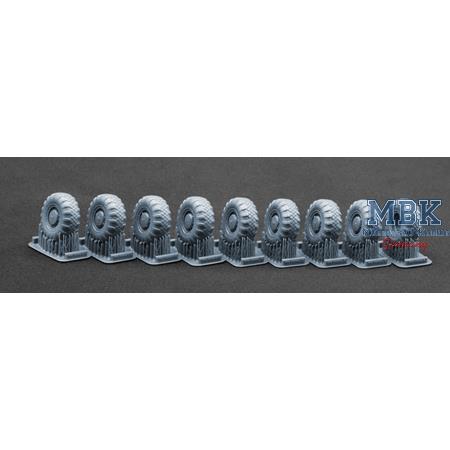 ChMZAP-5247G semitrailer Ordinary wheel set - 1/72