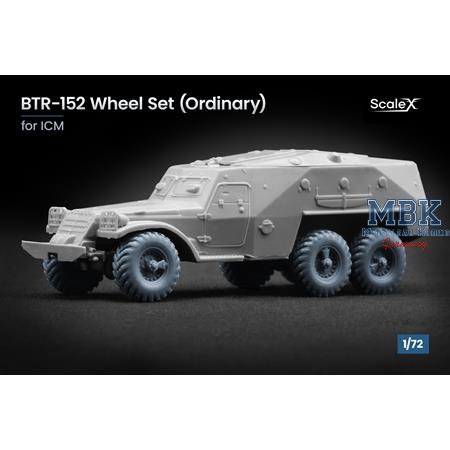 BTR-152 Ordinary wheel set - 1/72