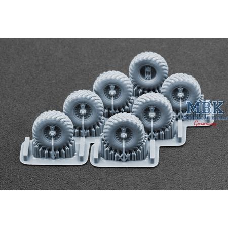 BTR-152 Ordinary wheel set - 1/72