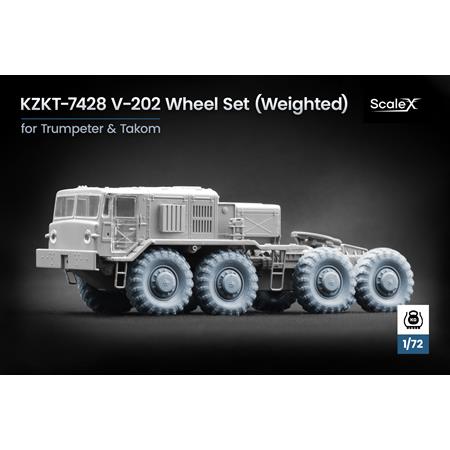 KZKT-7428 V-202 wheel set (Weighted) 1:72