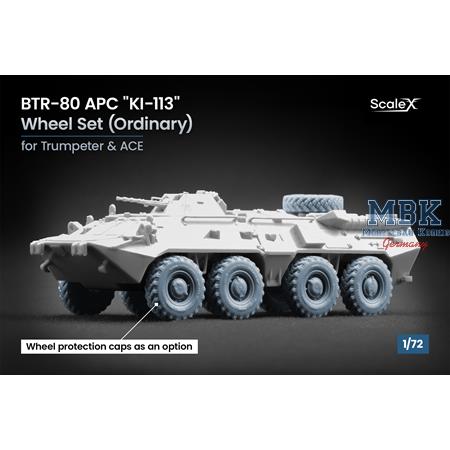 BTR-80 APC KI-113 Ordinary wheel set - 1/72