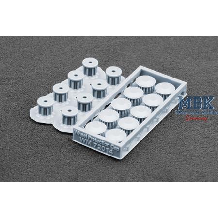 BTR-80 APC DT-126 Snaga Sagged wheel set - 1/72