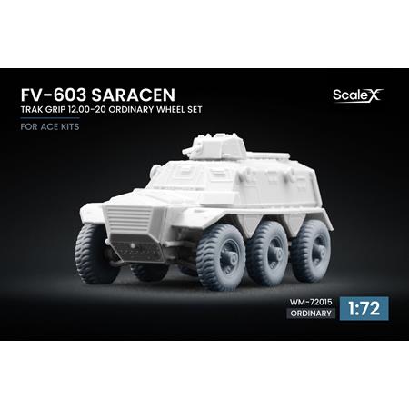 FV-603 Saracen Trak Grip wheel set (Ordinary) 1:72