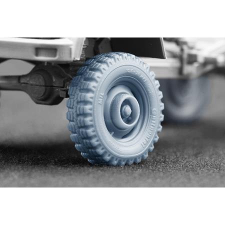 Unimog S 404 M/L 10.5-20 Weighted wheel set - 1/72
