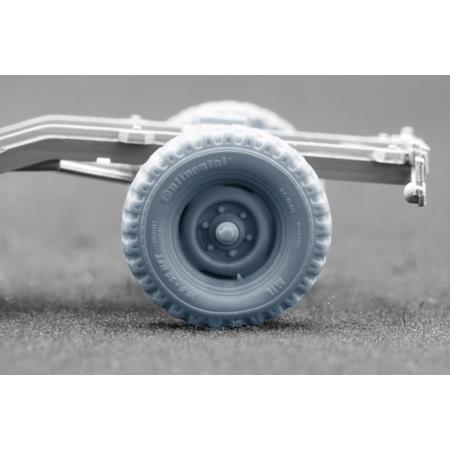 Unimog S 404 M/L 10.5-20 Weighted wheel set - 1/72