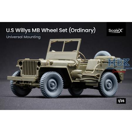 U.S. Willys MB Ordinary wheel set - 1/35