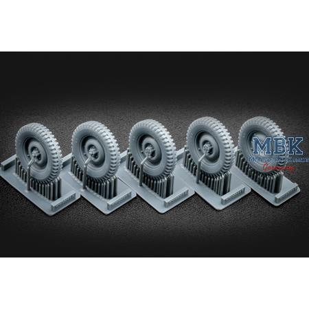 U.S. Willys MB Ordinary wheel set - 1/35