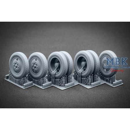 ZIS-5 Ordinary wheel set - 1/35